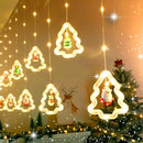 Cortina Intercalada  de Figuras Navidad
