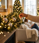 Luces navidad panel solar 100 led