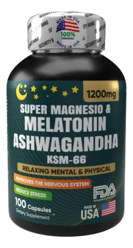 SUPERMAGNESIO Y MELATONIN + ASHWAGANDHA